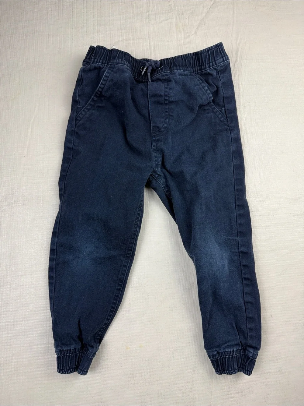 Boys Pant Bundle Joggers Cargo Pants Navy, Brown Black Beige Size 2T-3T